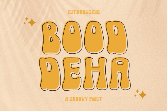 Bood Deha: A Groovy Display Font for Strategic Design