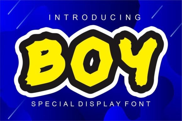 Boy Font: A Bold, Whimsical Choice for Designers