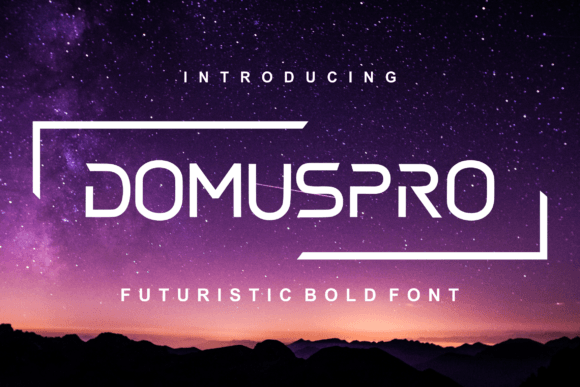 Domus Pro: A Quirky Font for Modern Design
