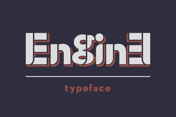 Engine: A Vintage Font with Strategic Design Power