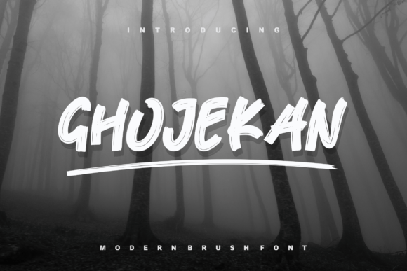 Ghojekan: A Bold Display Font for Modern Branding