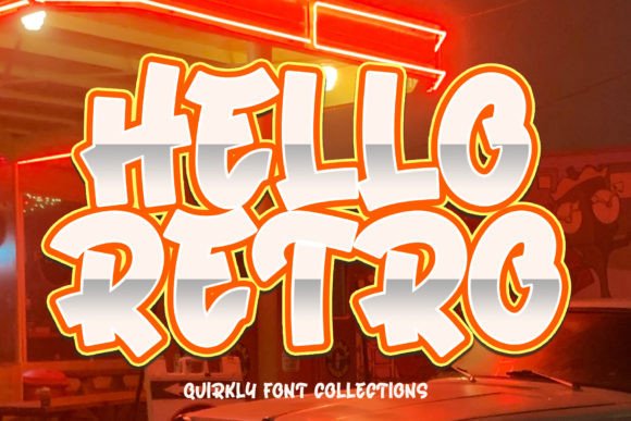 Hello Retro: A Timeless Display Font for Creative Expression