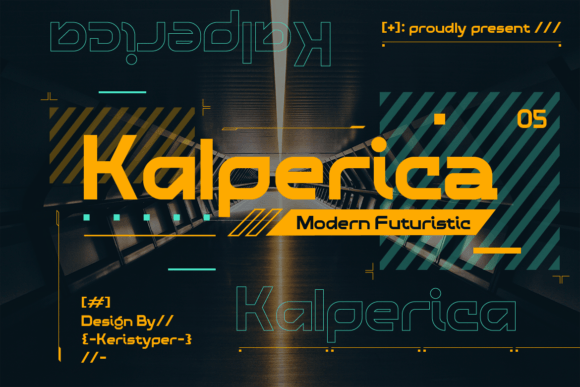 Kalperica: A Futuristic Display Font for Modern Design Workflows