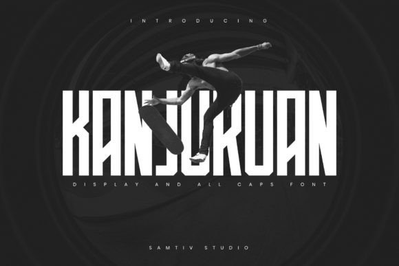 Kanjuruan: A Modern Display Font for Creative Expression