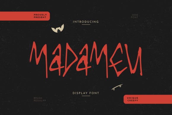 Madameu: A Display Font with Whimsy and a Hint of the Uncanny