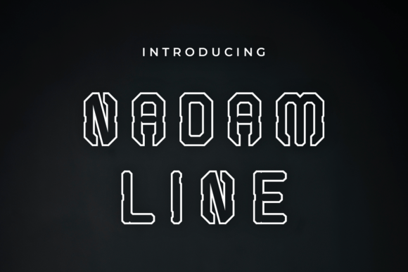 Nadam Line: A Bold and Authentic Display Font for Every Brand