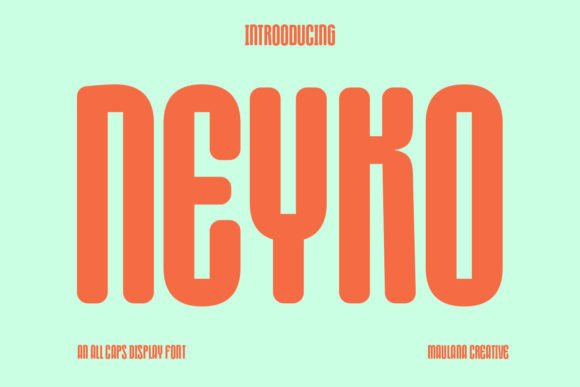 NEYKO: A FONTS OF JOY AND DISTINCTIVENESS