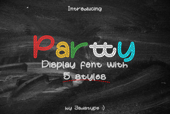Partty: A Playful Font That Brings Energy to Your Designs