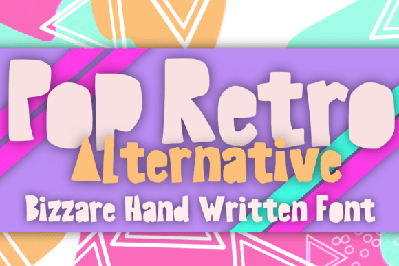 Pop Retro Alternative: A Bold and Versatile Display Font for Creative Projects