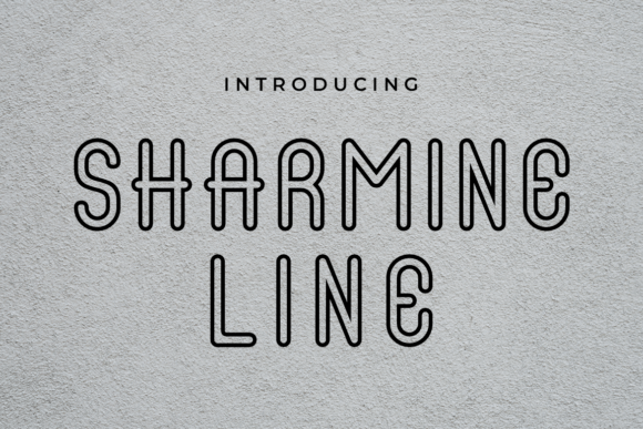 Sharmine Line: Bold and Authentic Display Font