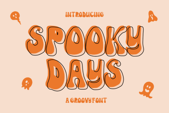 Spooky Days: A Retro Groovy Font for Every Occasion