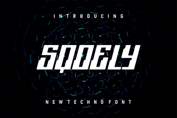 Sqoely: A Futuristic Font for Modern Designers
