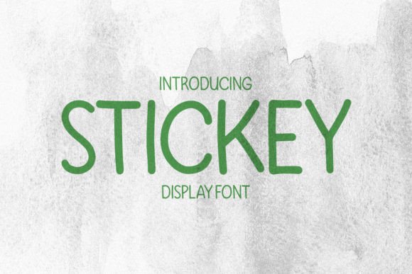 Stickey: A Playful and Versatile Font for Creative Kids' Projects