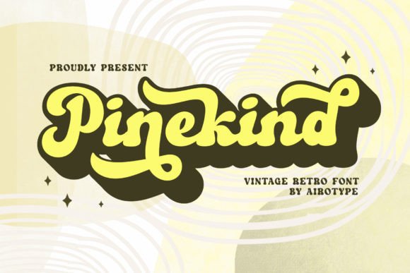 The Timeless Charm of Pinekind: A Retro Script Font for Modern Creativity