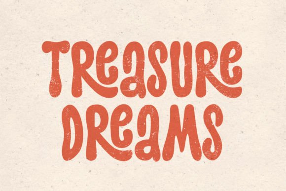 Treasure Dreams: A Playful and Retro Font for Creative Projects