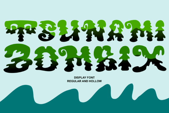 Tsunami Zombix: A Spooky Font for Halloween and Horror Designs